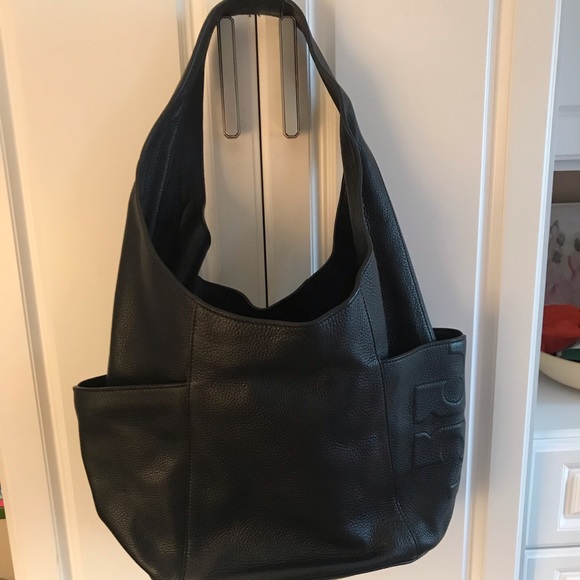 Tory Burch Handbags - Tory Burch all T leather hobo black like new